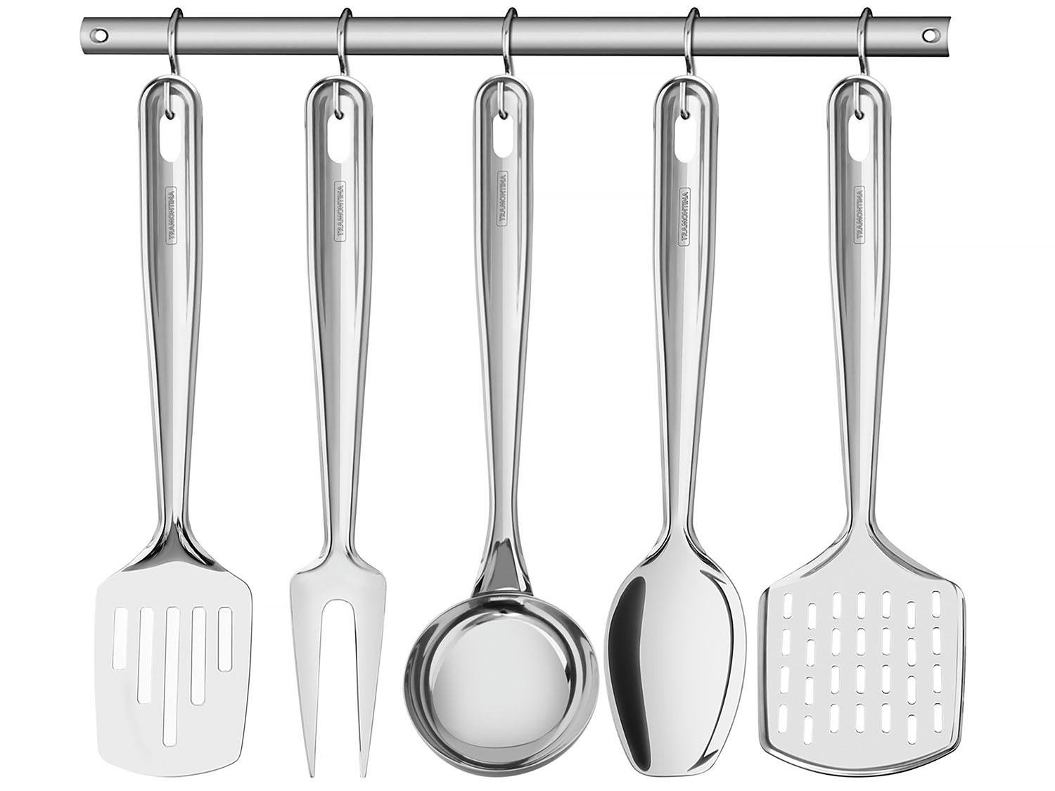 imagem de Jogo de Utensílios Tramontina inox - 32cm  - 2174102